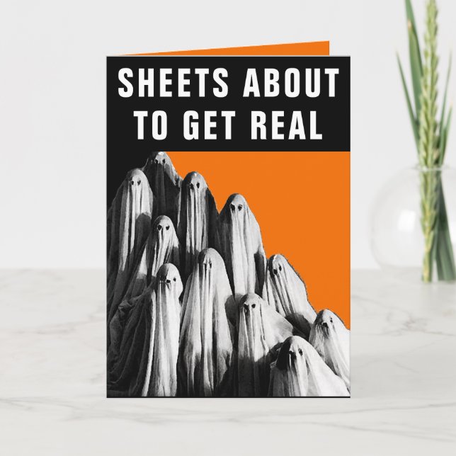 Funny Adult Halloween Card (Front)