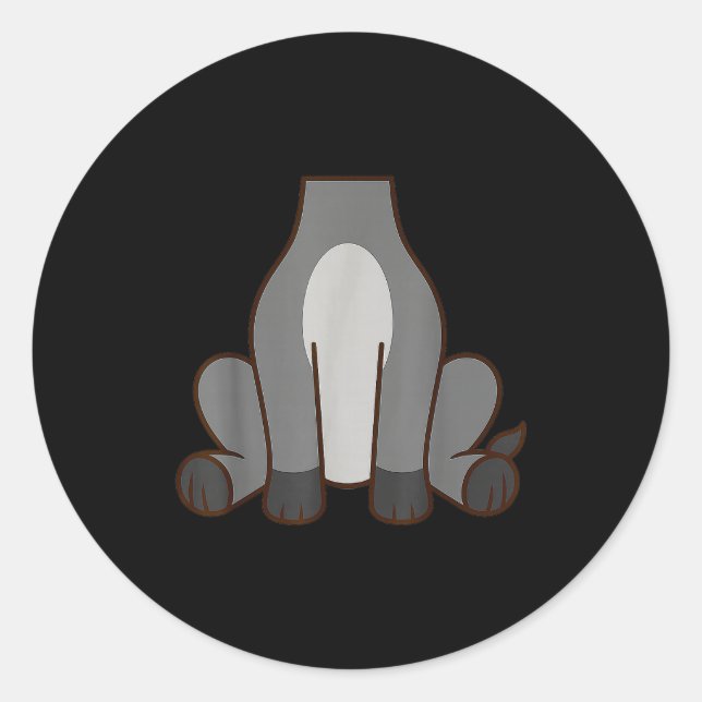 Funny Adult Kids Men Women Costume  Classic Round Sticker (Front)