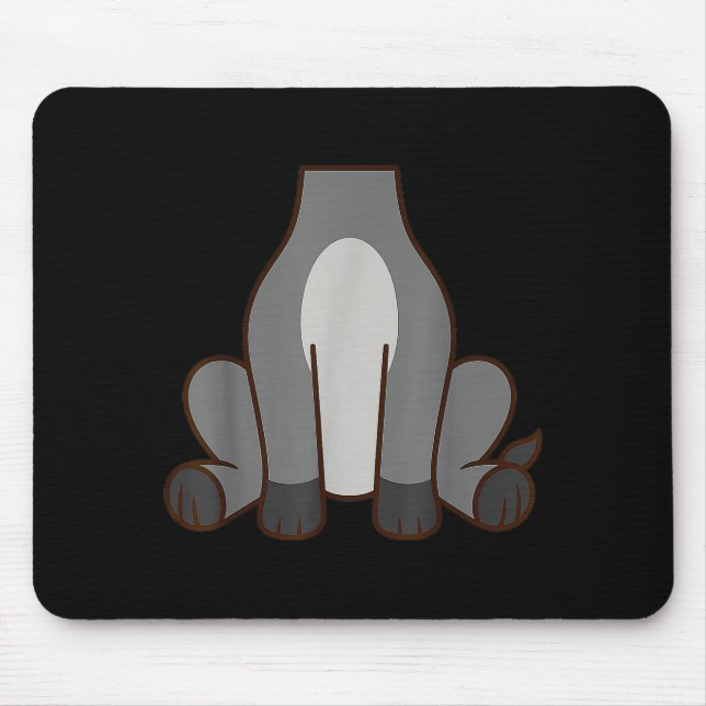 Funny Adult Kids Men Women Costume  Mouse Mat (Front)