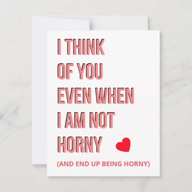 Funny Adult Naughty Valentines Card & Gifts (Front)