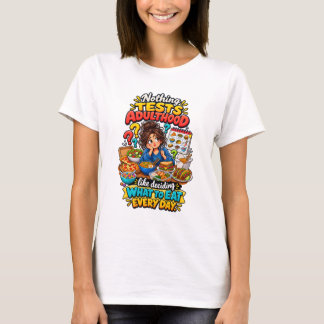 Funny Adulting Deciding What to Eat Quote T-Shirt