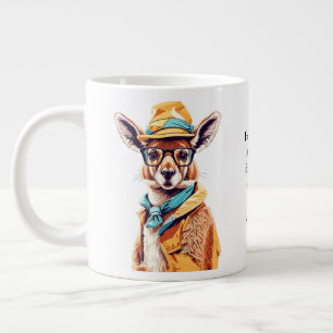 Funny Advice From A Kangaroo Large Coffee Mug