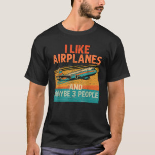 Funny Aeroplane Novelty For Men Women Plane T-Shirt