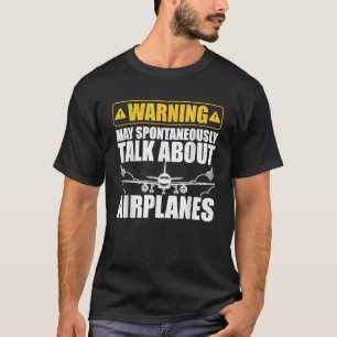 Funny Aeroplane Novelty For Men Women Plane T-Shirt