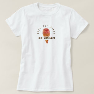 Funny Aesthetic Ice Cream Lover Quote T-Shirt