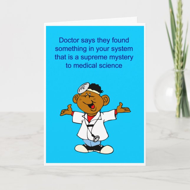 funny African American get well Card (Front)
