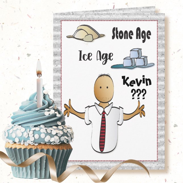 Funny African American Man Cartoon Birthday    Card (Creator Uploaded)