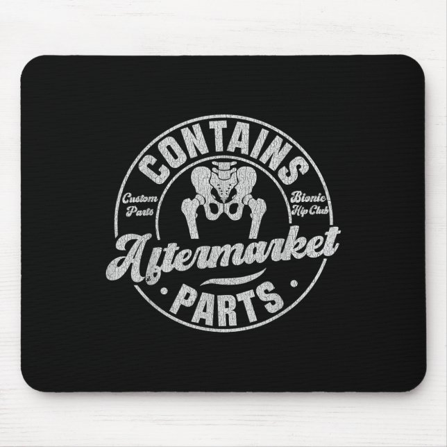 Funny After Hip Surgery Recovery Bionic Hip Replac Mouse Mat (Front)