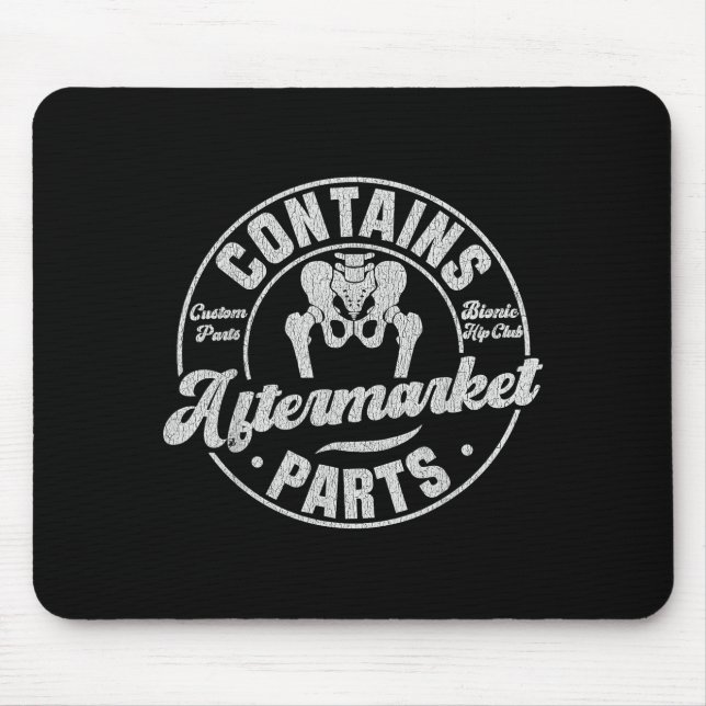 Funny After Hip Surgery Recovery Bionic Hip Replac Mouse Mat (Front)