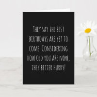 Funny Age Birthday