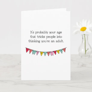 Funny Ageing Getting Old Happy Birthday  Card