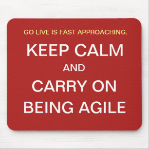Funny Agile Project Manager Quote Project Team Mouse Mat