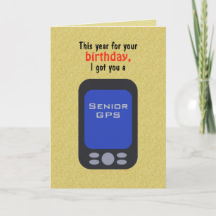Funny Aging Birthday Card for Seniors Old Grandpa