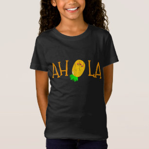 Funny AHOLA Aloha Pineapple Hawaiian Fruit T-Shirt
