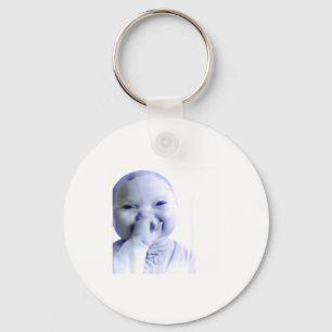 Funny Ai Baby Holding Laugh Meme  Key Ring