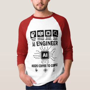 Funny AI Engineer Artificial intelligence Tech T-Shirt