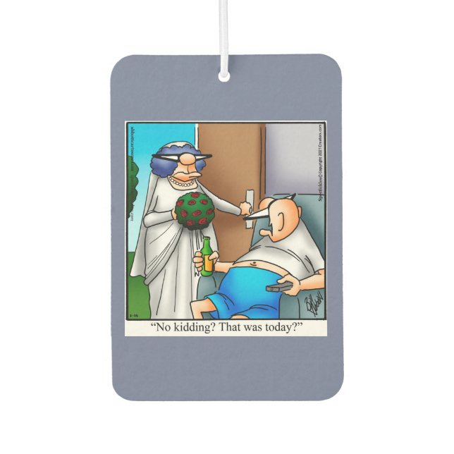 Funny Air Freshener Groom Reminder Gift (Front)