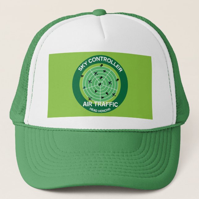 Funny Air Traffic Controller Gift | Airports  Mug Trucker Hat (Front)
