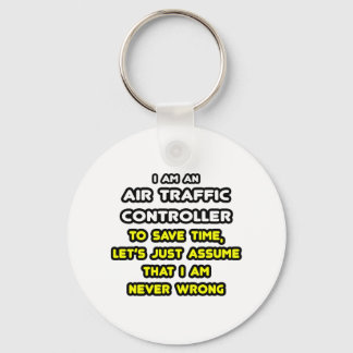 Funny Air Traffic Controller T-Shirts Key Ring