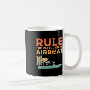 Funny Airboat Art For Men Women Boat Captain Boati Coffee Mug
