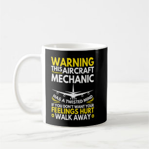 Funny Aircraft Mechanic Aeroplane Mechanic Coffee Mug
