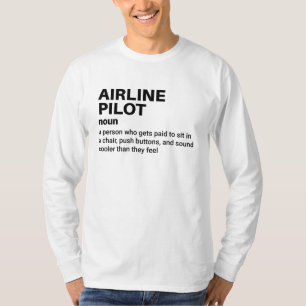 Funny Airline Captain Definition T-Shirt