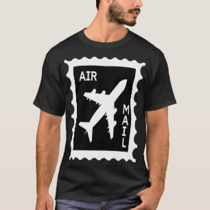 Funny AIRMAIL Aeroplane Travel Tourist T-Shirt