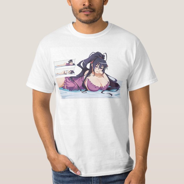 Funny Akeno Himejima Sexy T-Shirt (Front)