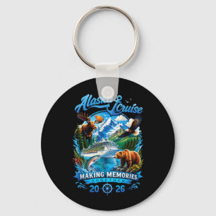 Funny Alaska Cruise Making Memories Together 2026 Key Ring