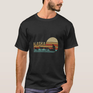 Funny Alaska Sled Dogs Mushing Alaskan Malamute Si T-Shirt