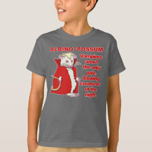 Funny Albino Possum Vampire Animal T-Shirt