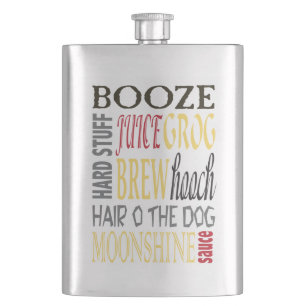 Funny alcohol drinking euphemisms hip flask