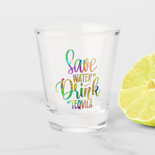 Funny Alcohol Saying Shot Glass