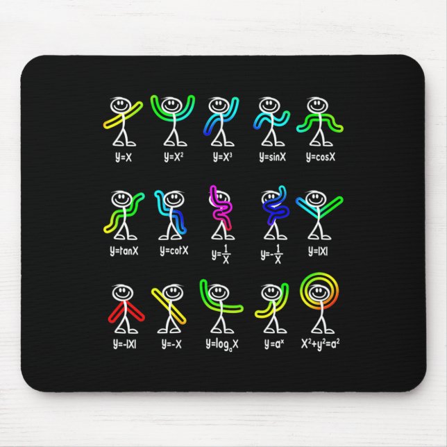 Funny Algebra Dance Function Math Teacher Geek Ner Mouse Mat (Front)