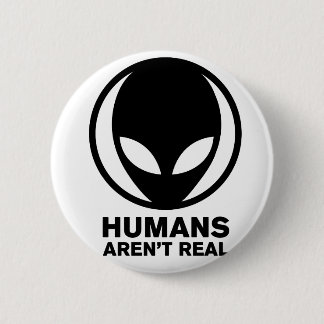 Funny Alien 6 Cm Round Badge