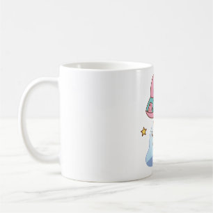 Funny Alien Abducts Clueless Corgi Coffee Mug