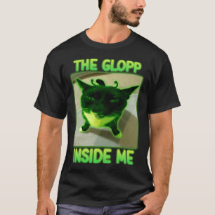 Funny Alien Brainrot Cat Meme Gifts girl T-Shirt