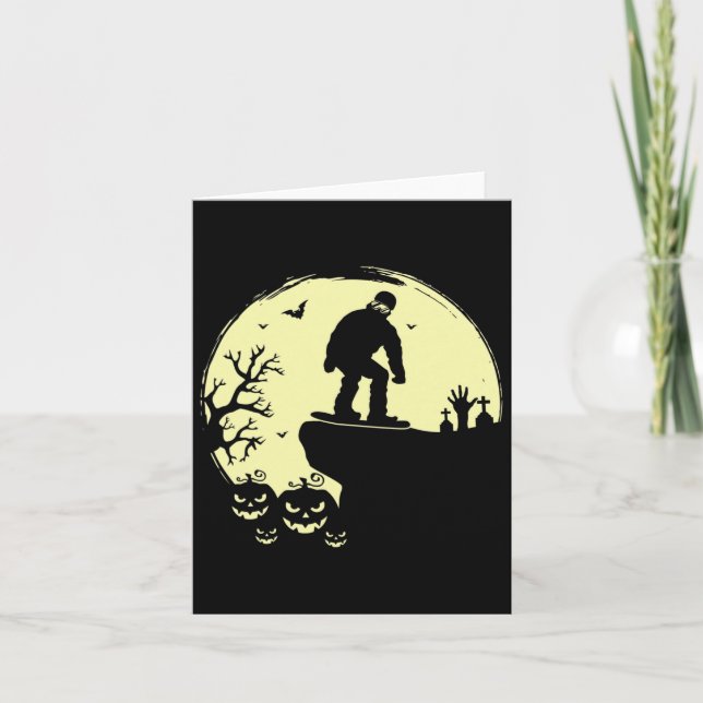 Funny Alien Bull Ghost Halloween This Is Some Boo  Card (Front)