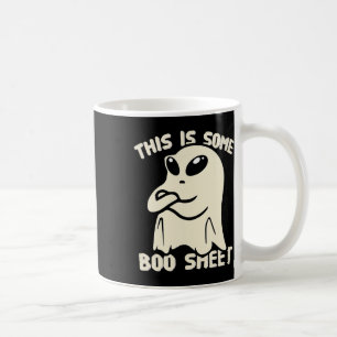 Funny Alien Bull Ghost Halloween This Is Some Boo Coffee Mug