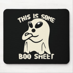 Funny Alien Bull Ghost Halloween This Is Some Boo  Mouse Mat
