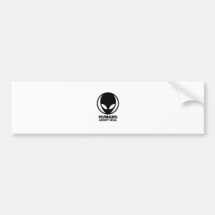 Funny Alien Bumper Sticker