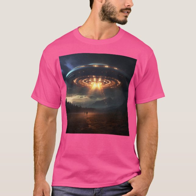 Funny Alien Cat Brainrot Meme Gift T-Shirt (Front)