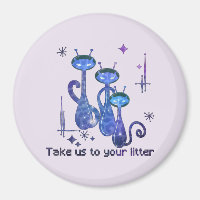 Funny Alien Cats – "Take Us To Your Litter"