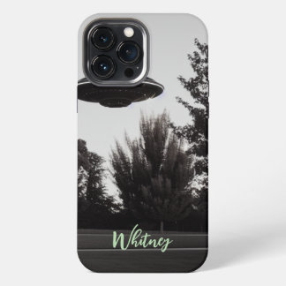 Funny Alien Invasion Retro ufo Sci Fi movie Name iPhone 13 Pro Max Case