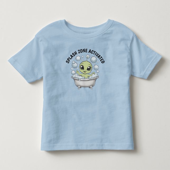 Funny Alien Toddler Tshirt (Front)