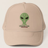 Funny Alien Trucker Hat – UFO Lover Gift