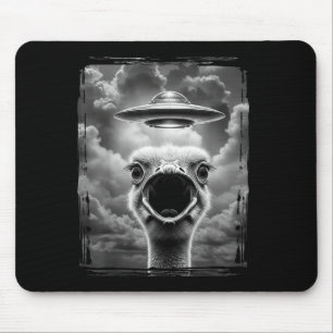 Funny Alien Turkey Ufo Selfie Thanksgiving Meme Mouse Mat