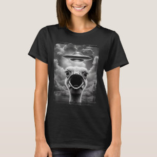 Funny Alien Turkey Ufo Selfie Thanksgiving Meme T-Shirt
