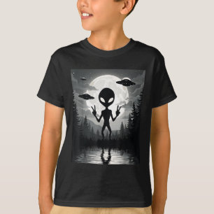 Funny Alien Uap Extraterrestrial Ufos Cosmic Enthu T-Shirt