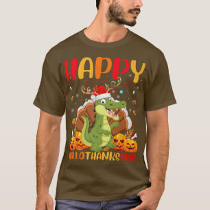 Funny Alligator Animal Lover Happy Alligator Hello T-Shirt